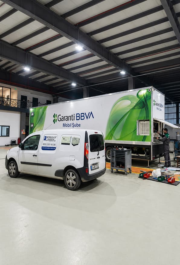 Garanti BBVA Mobil Şube Jeneratör Projesi