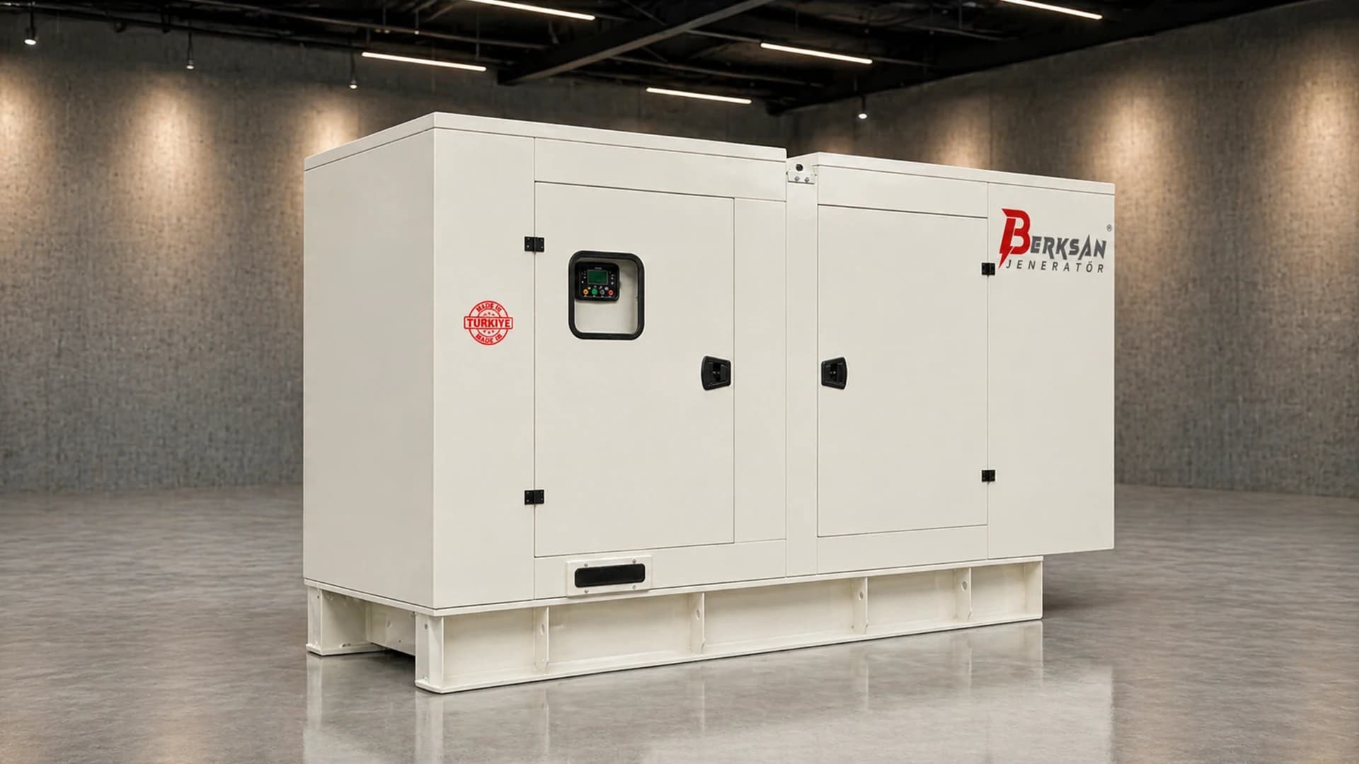 Baudouin 55 kVA kabinli dizel jeneratör