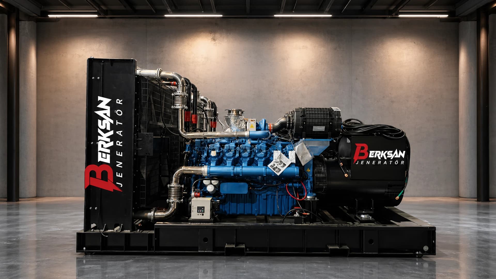 Baudouin 25 kVA dizel jeneratör açık tip - Berksan Jeneratör