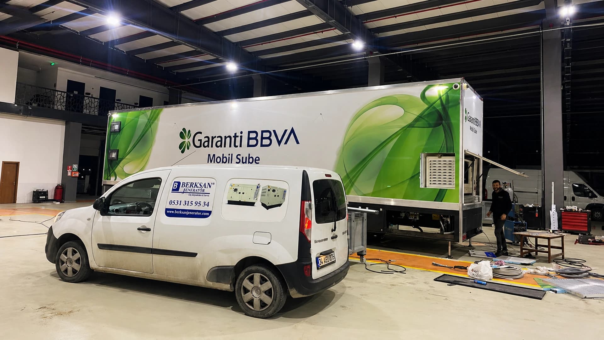 Garanti BBVA Mobil Şube Jeneratör Projesi