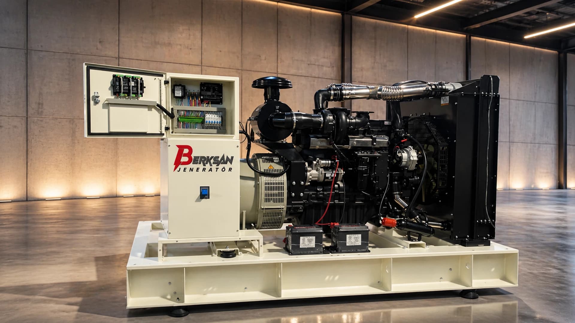 Ricardo 75 kVA dizel jeneratör açık tip